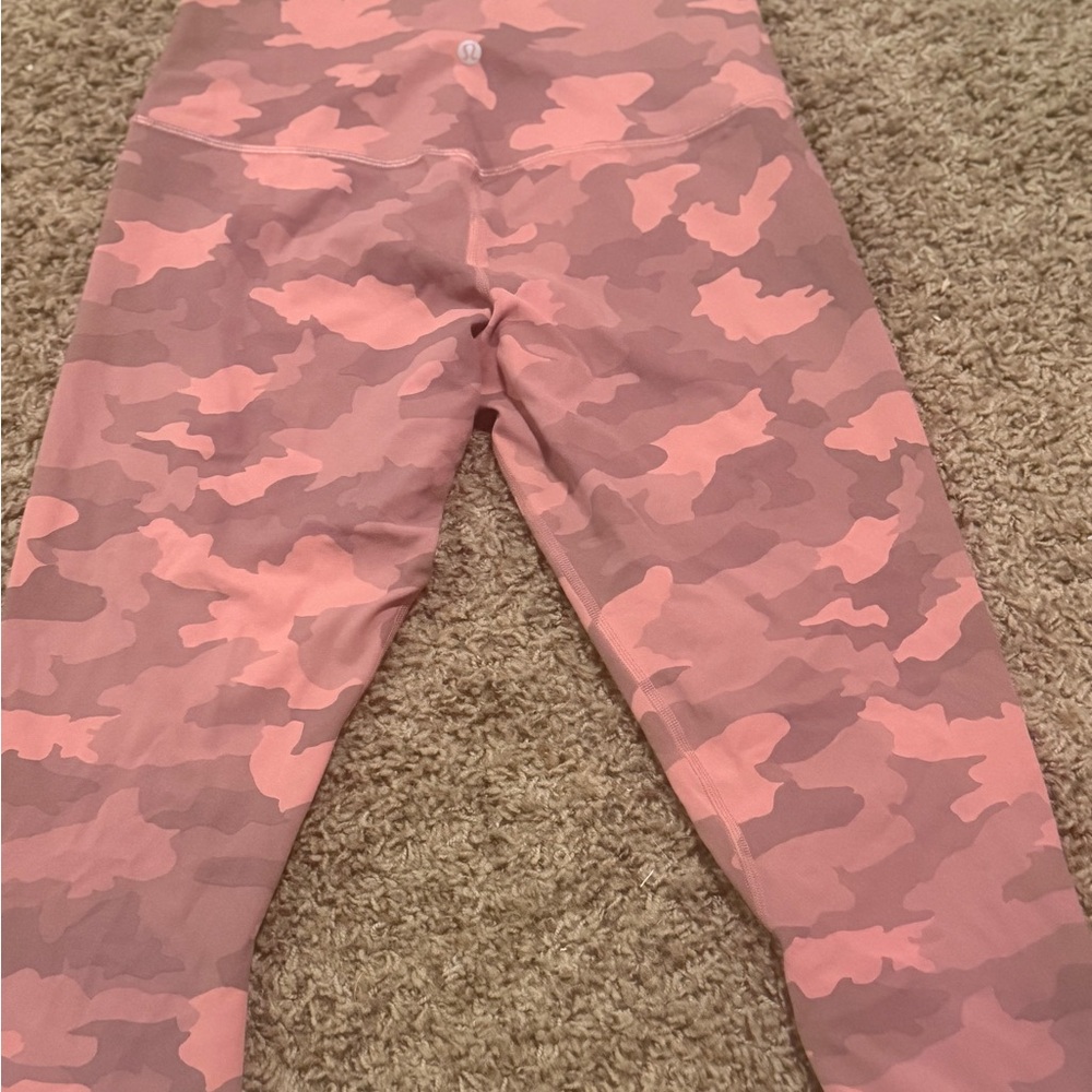 Lululemon Athletica Pink Camo Leggings